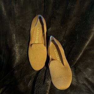 Rothy’s tan loafers. Size 9.5. Only worn a couple of times